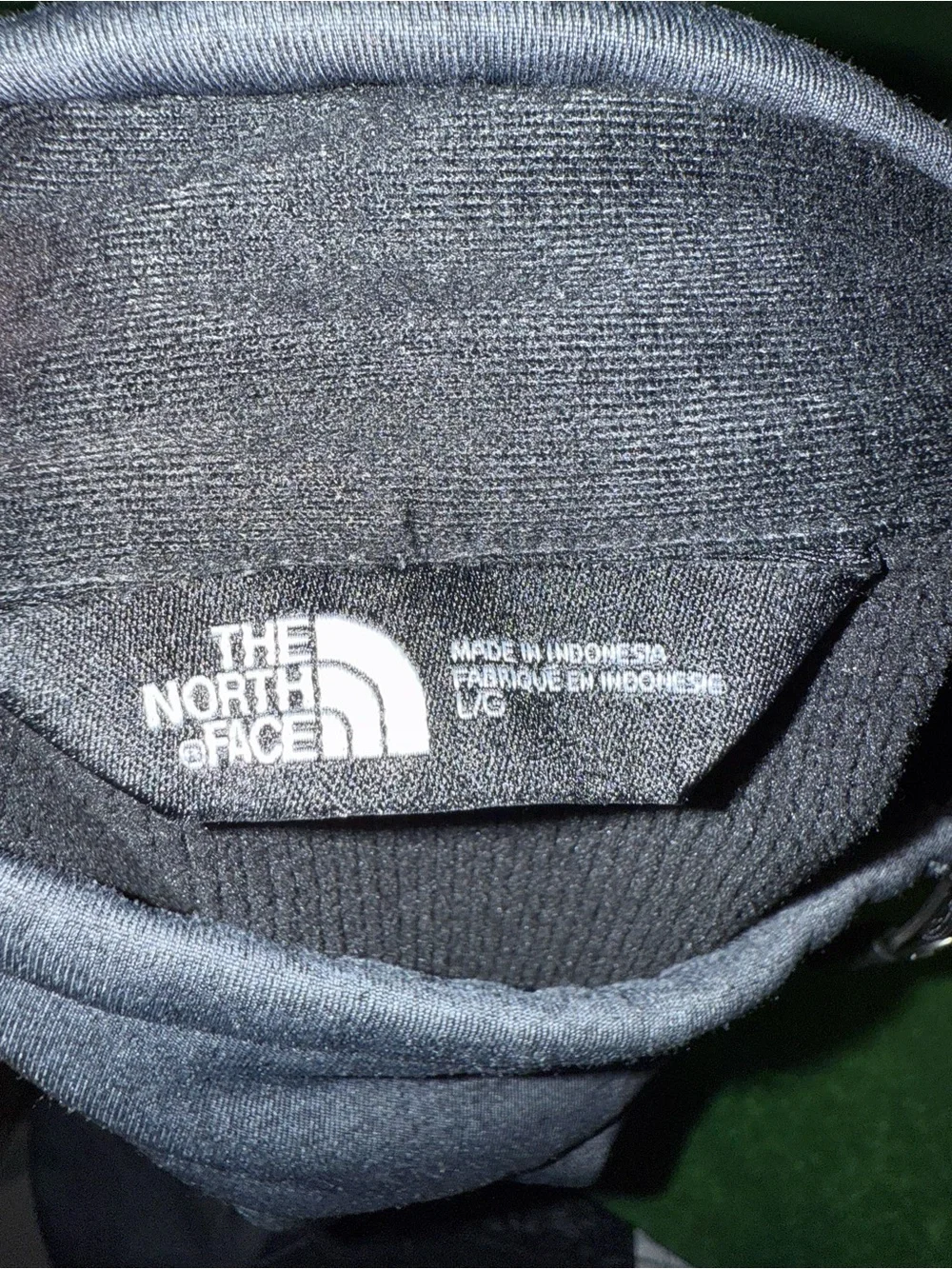 The North Face Men's Charcoal Black Lightweight Full-Zip Jacket FOX embroidery